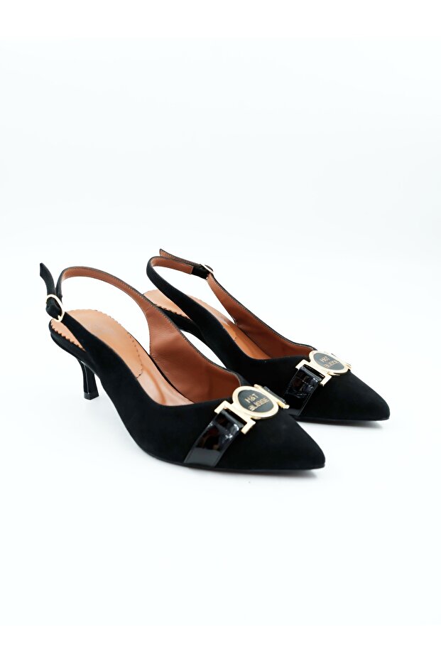 Women's Genuine Leather Heeled Shoes