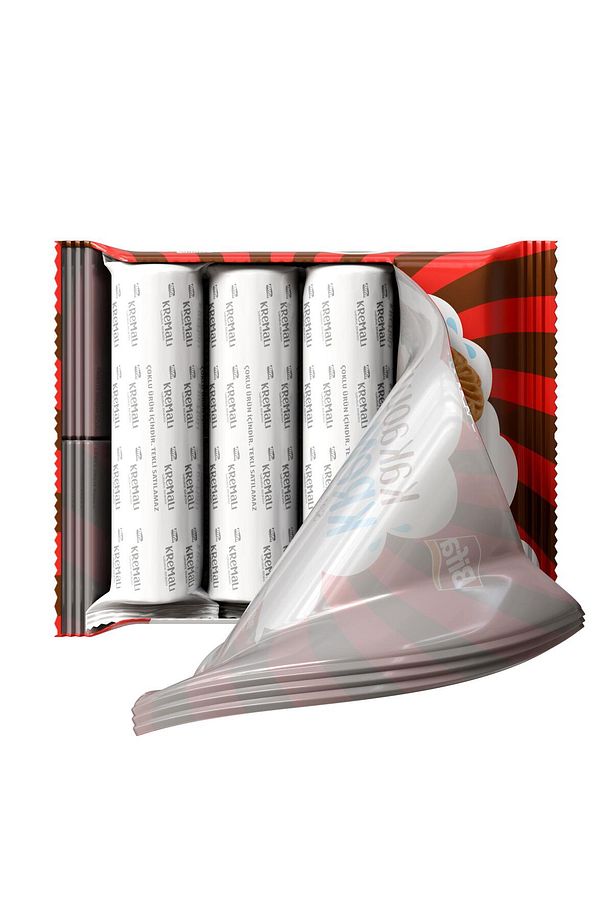 Kakaolu Kremalı Sandviç Bisküvi 240 gr X 2 Adet - 3