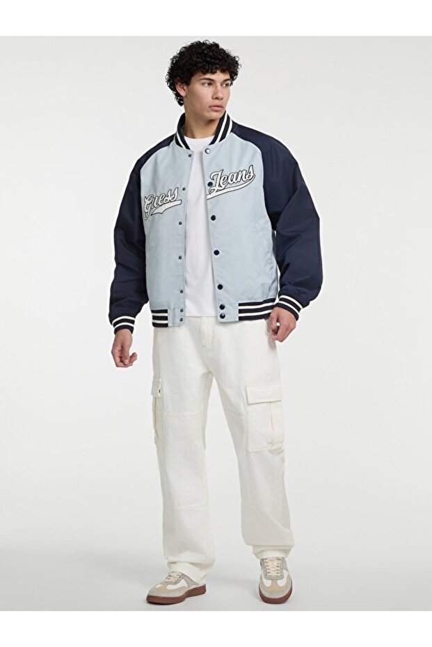 Jeans Raglan Erkek Bomber Ceket - 3