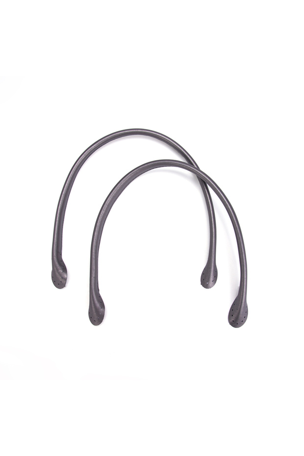 2 Pieces Gray Pipe Leather Bag Sapi - 1