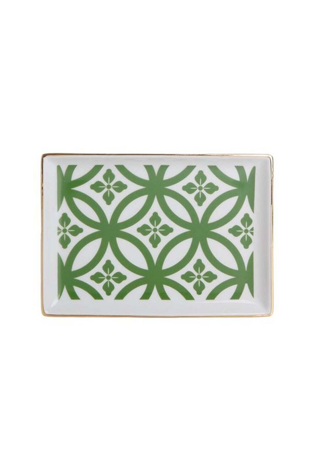 Morocco Desen 1 Yeşil Kahvaltı Tabağı 18cm - 1