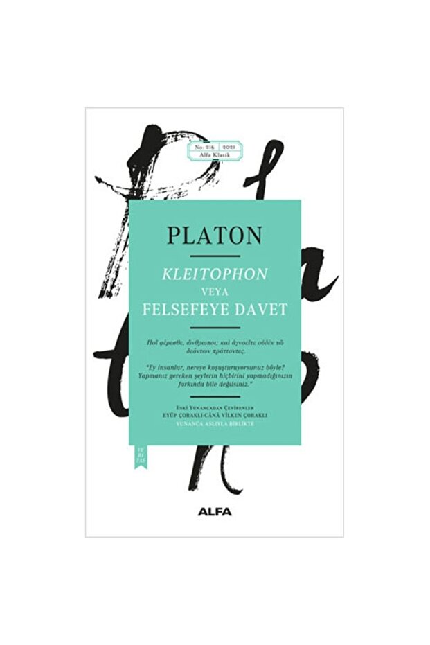 Kleitophon Veya Felsefeye Davet - 1