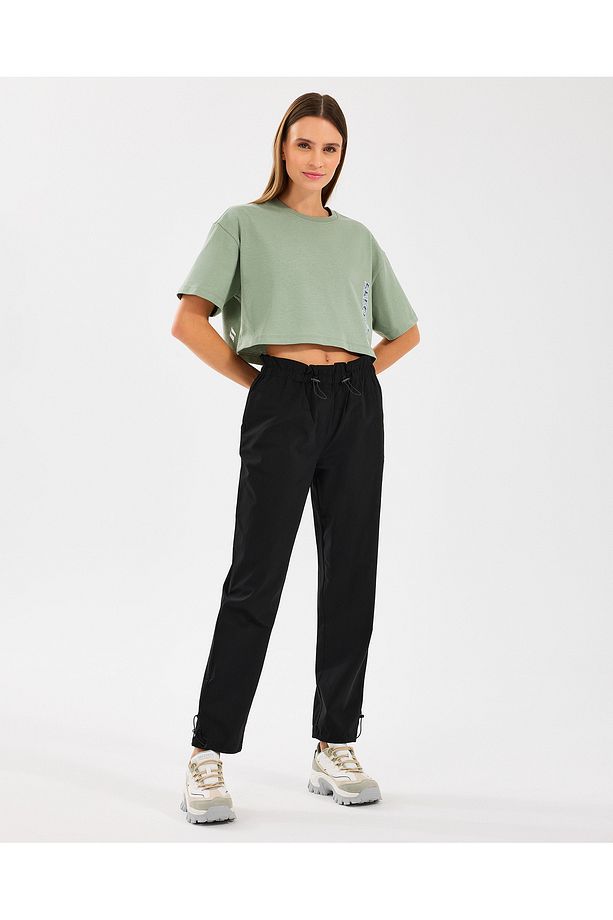 W Micro Jogger Pant Kadın Siyah Pantolon S2510122-001 - 1