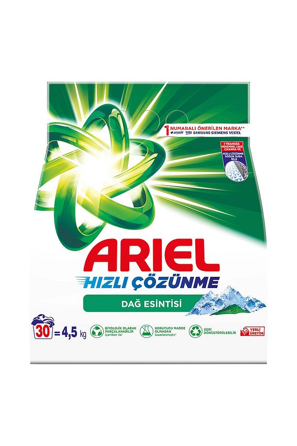 Dağ Esintisi 4,5 Kg Aquapudra Toz Çamaşır Deterjanı - 2