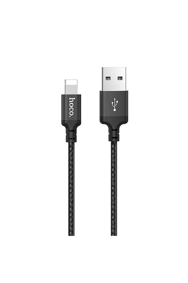 X14 2.4a Iphone Uyumlu Lightning To Usb Hızlı Şarj Veri Kablosu Siyah 1 Metre - 2