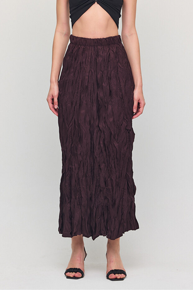 Fusta lungă șifonată - 3