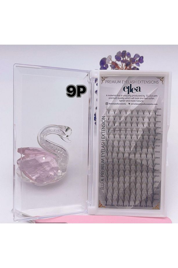 9D HAZIR VOLÜM ÇEK BIRAK MİX İPEK KİRPİK 0.7 KALINLIK D KIVRIM - 1