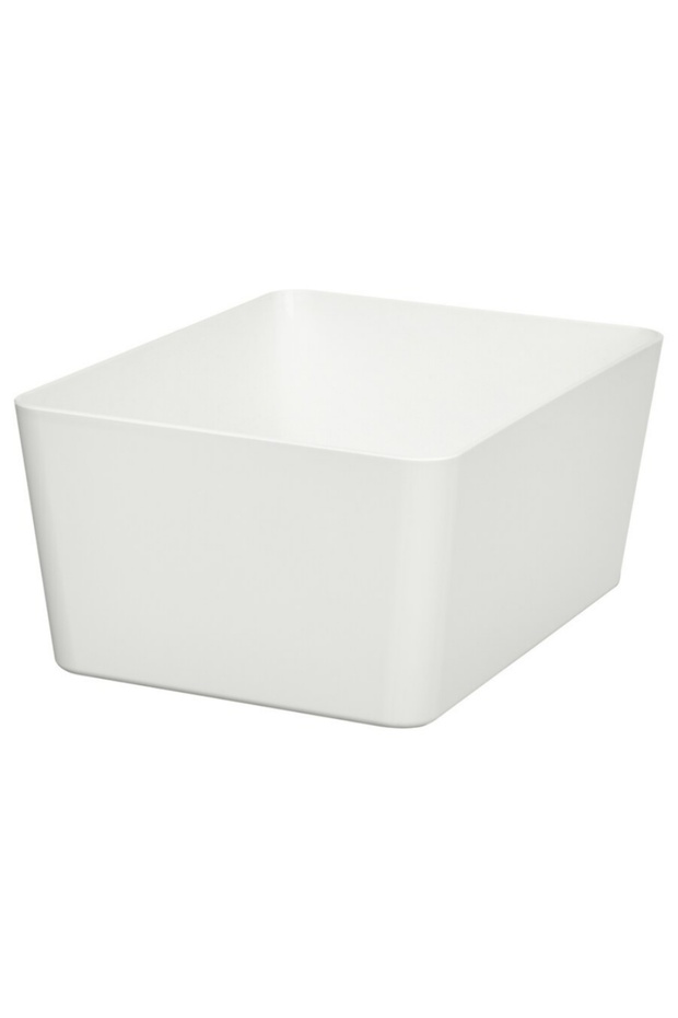 KUGGIS Box, White, 13x18x8 cm – Stackable Storage Organizer | IKEA