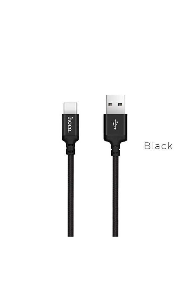 X14 3a Iphone Android Uyumlu Type-c To Usb Hızlı Şarj Veri Kablosu Siyah 1 Metre - 2