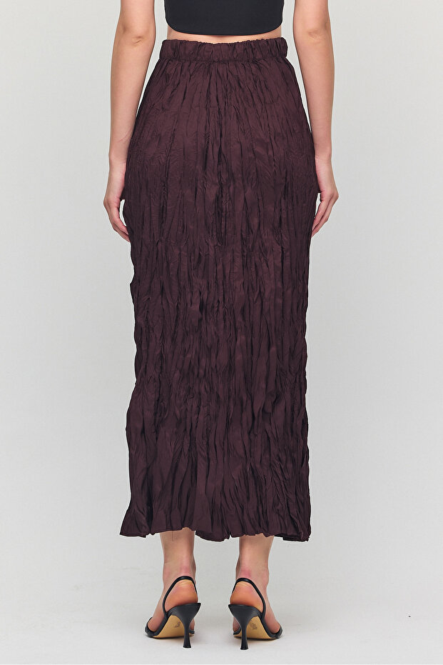 Fusta lungă șifonată - 6