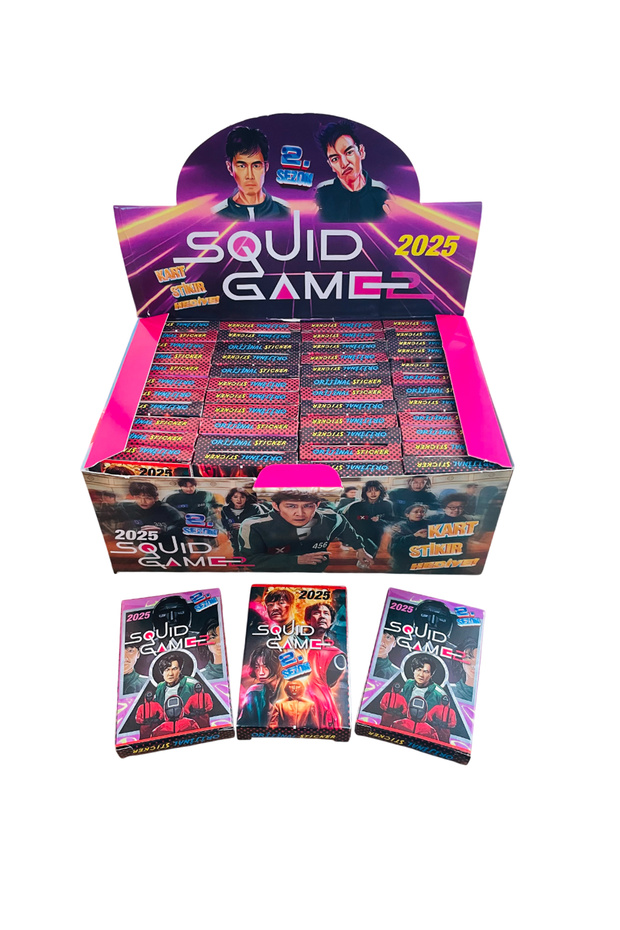 Squid Game 2 Character Cards with Sticker 48 Boxes 288 Cards - 2
