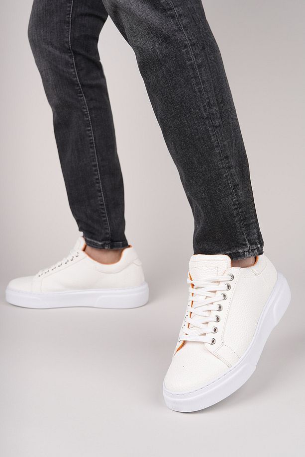 Pinto Kalın Taban Bağcıklı Erkek Günlük Sneaker Spor Ayakkabı - 7