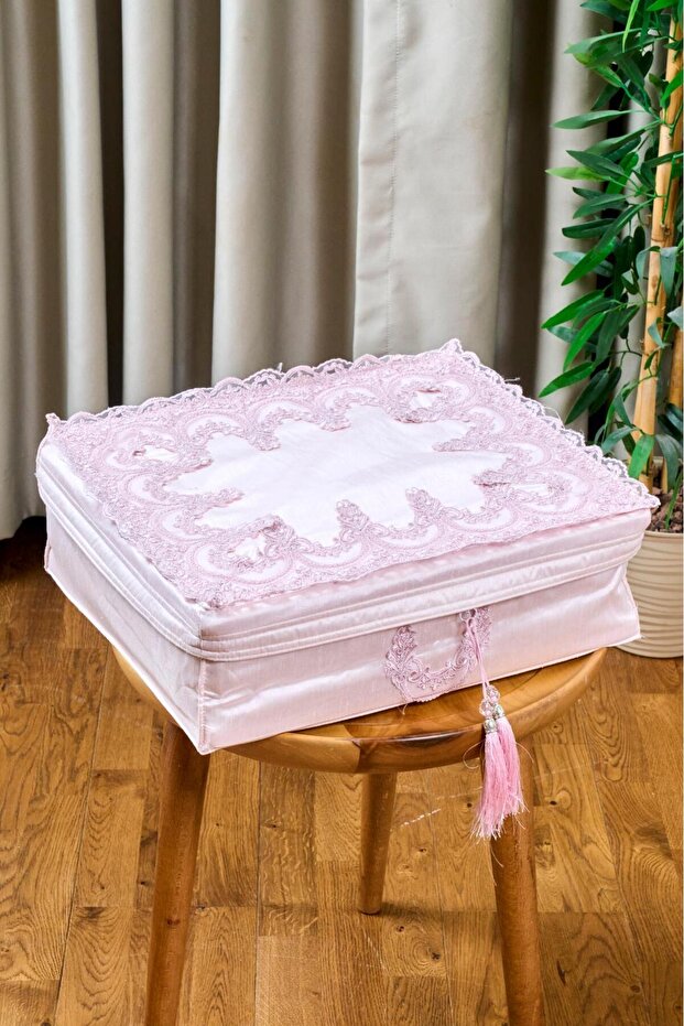 حزمة كيس من الدانتيل الكتاني - 1