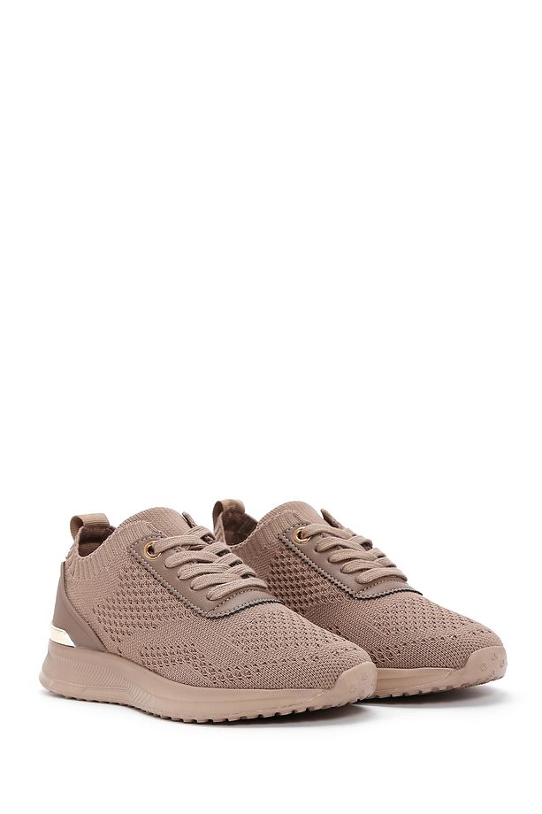 Zero Kadın Vizon Kalın Tabanlı Sneaker 24sfd43066f - 3