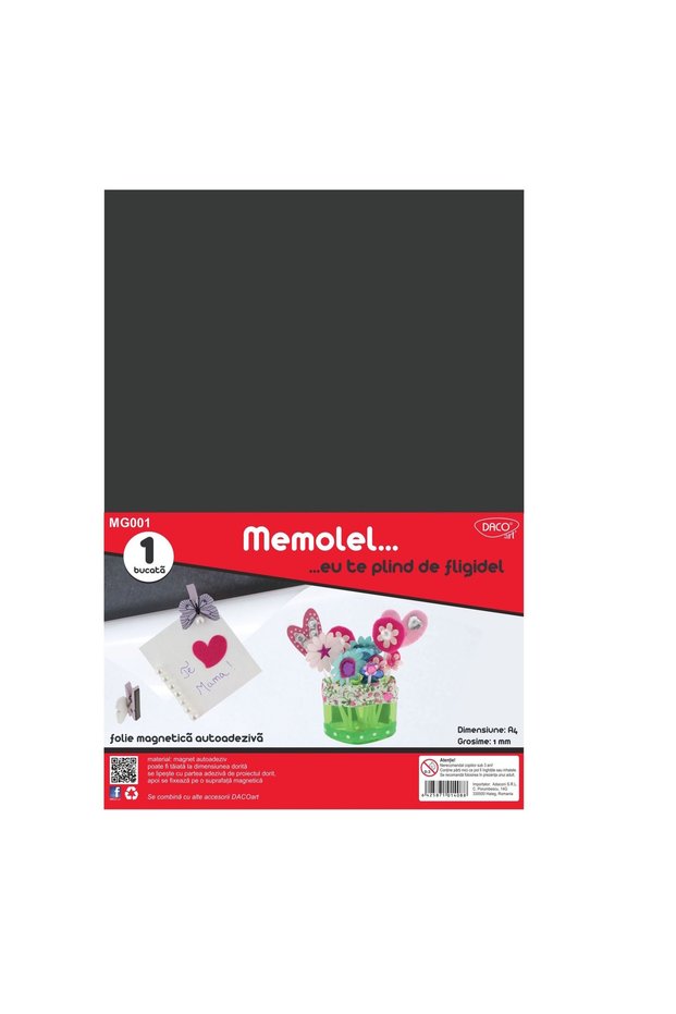 Self-adhesive A4 magnetic foil