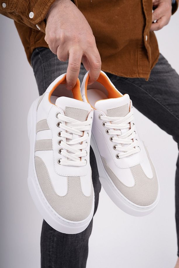 Logan Kalın Taban Bağcıklı Erkek Günlük Sneaker Spor Ayakkabı - 3