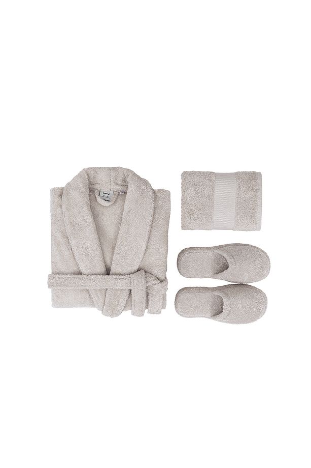 Essentials 3'lü Banyo Seti | Terlik (42-44) - Bej - 3