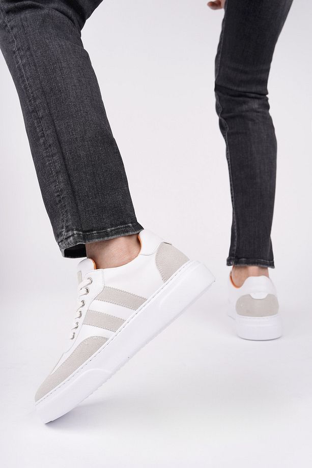 Logan Kalın Taban Bağcıklı Erkek Günlük Sneaker Spor Ayakkabı - 7