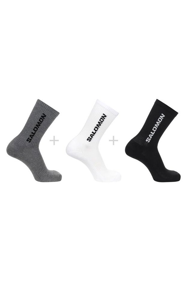 Everyday Crew 3-Pack Unisex Multi-Colored Casual Style Socks Lc2086200