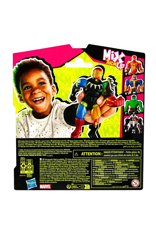 Avengers Iron Man Mix Mashers Aksiyon Figürü - 7