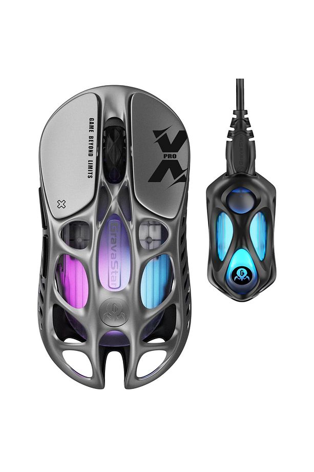 Mercury XPro Rgb 32K Dpı Optik Gaming Mouse+8K Dongle Kablosuz Programlanabilir 5 Tuşlu - 1
