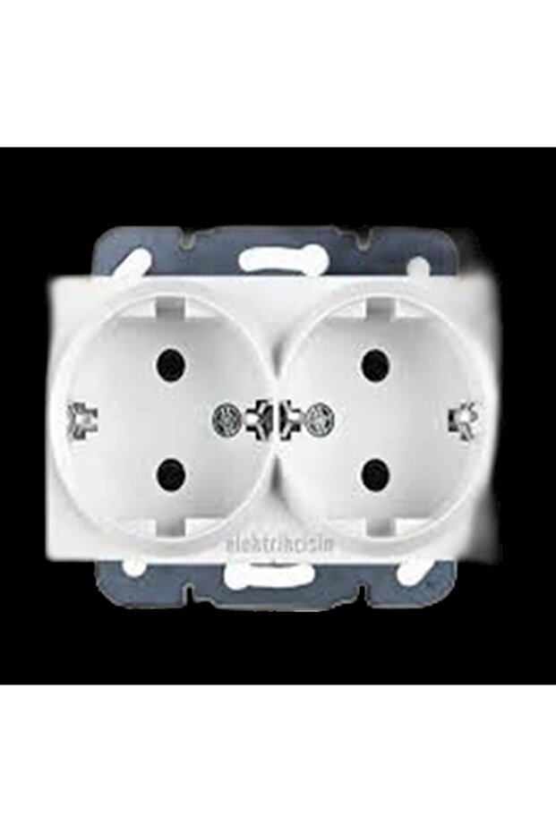 Viko Karre مقبس أرضي مزدوج مجوف - 1