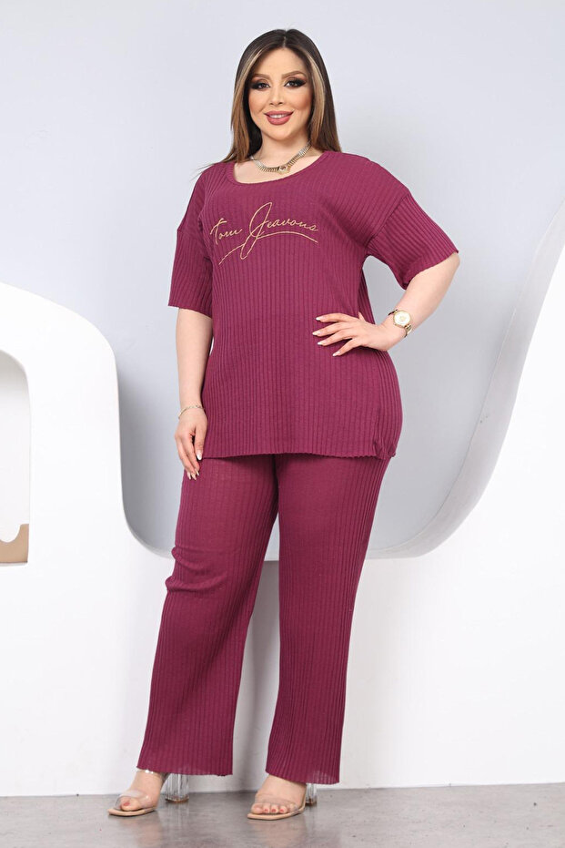 Plus Size Pajama Set - 2