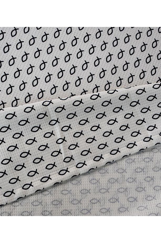 Cotton Collection Tek Kişilik Pike Balık - 2