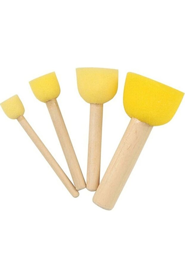 Sünger Uçlu Fırça 4lü Set - 1