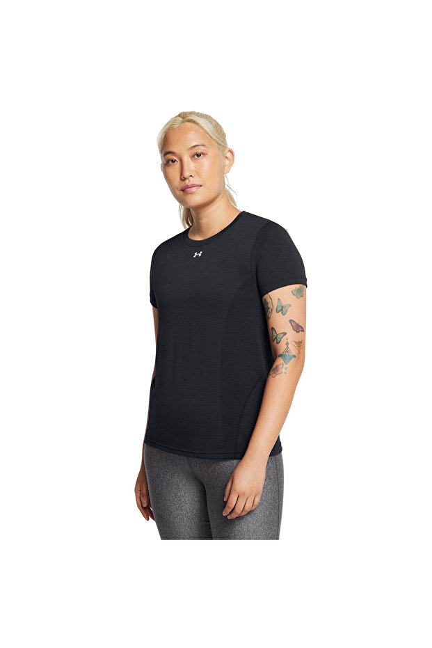 Vanish Seamless Loose Women's Black Round Neck T-Shirt
