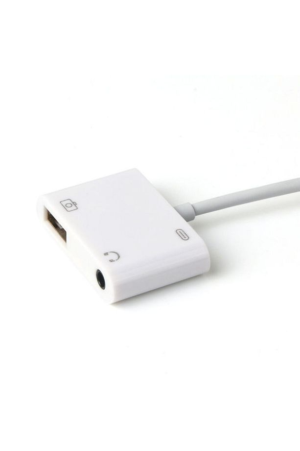 Iphone Lightning 3.5 Mm Kulaklık Ve Usb 3.0 Kamera Hub Adaptör - 4