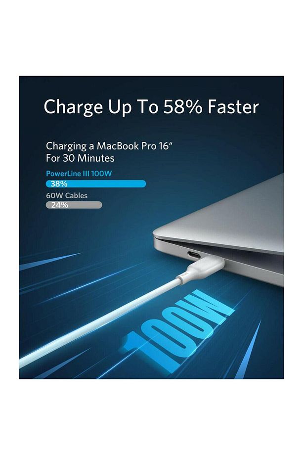 Macbook Xiaomi Type-c To Type-c 5a 100w Pd Hızlı Şarj Kablosu 2mt - 5