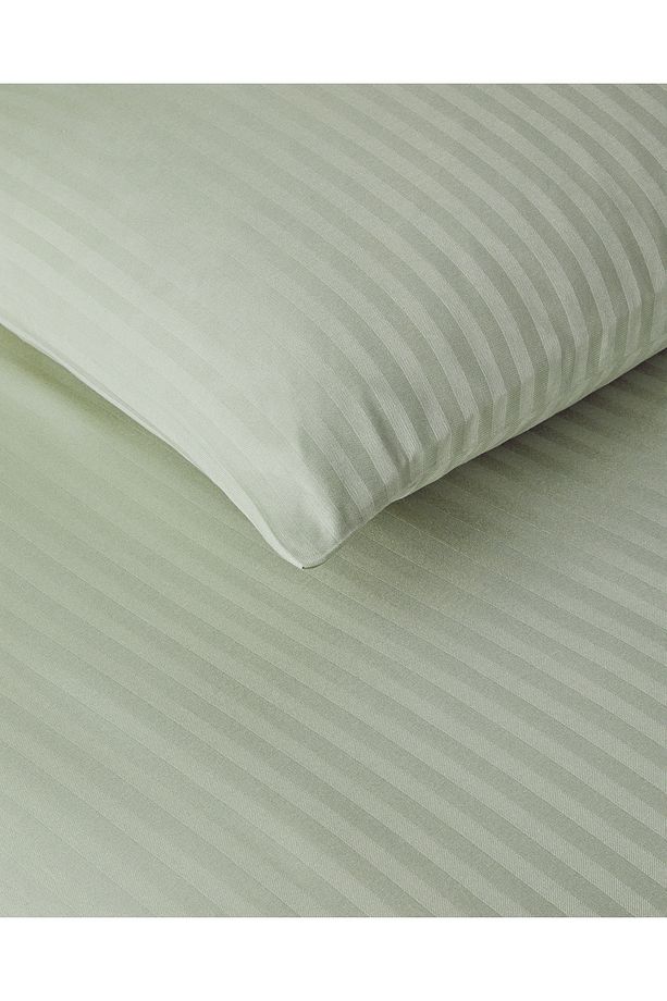 Crystal İpeksi Twill Çift Kişilik Nevresim Takımı 200x220 cm Yeşil - 4