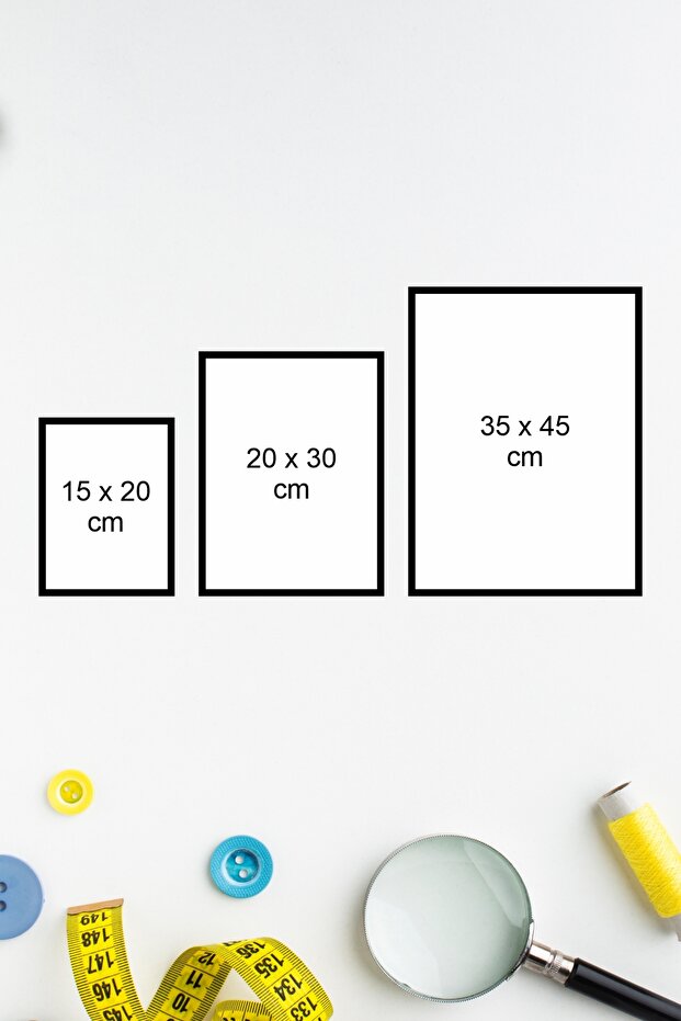 Three Piece Frame Look Mdf Table Set - 3