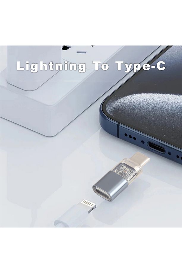 Lightning To Type C Pd Destekli Hızlı Şarj Çevirici Adaptör JH-115 - 5