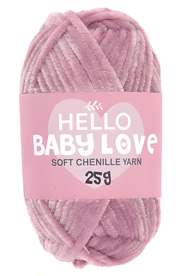 Baby Love Chenille Velvet Punch Yarn 25 g
