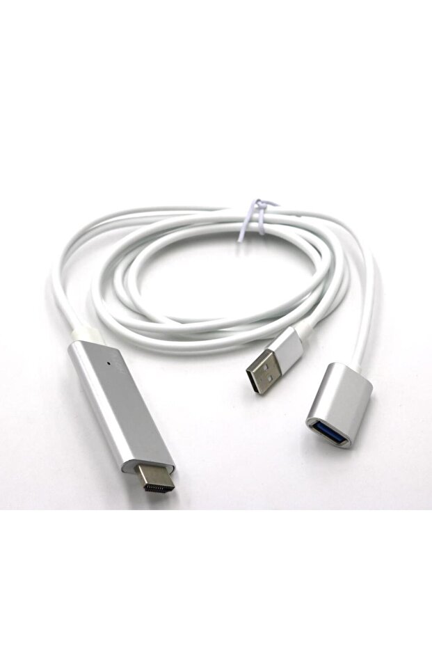 Iphone Android 1080p Görüntü Aktarım Hdtv Hdmi Kablosu - 8