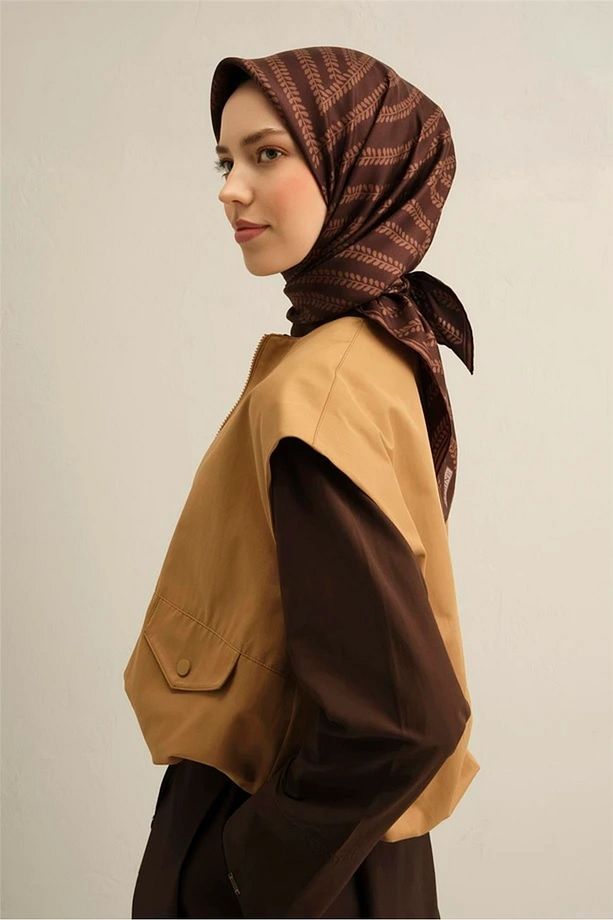 84 Twill İpek Eşarp 9351D - 2
