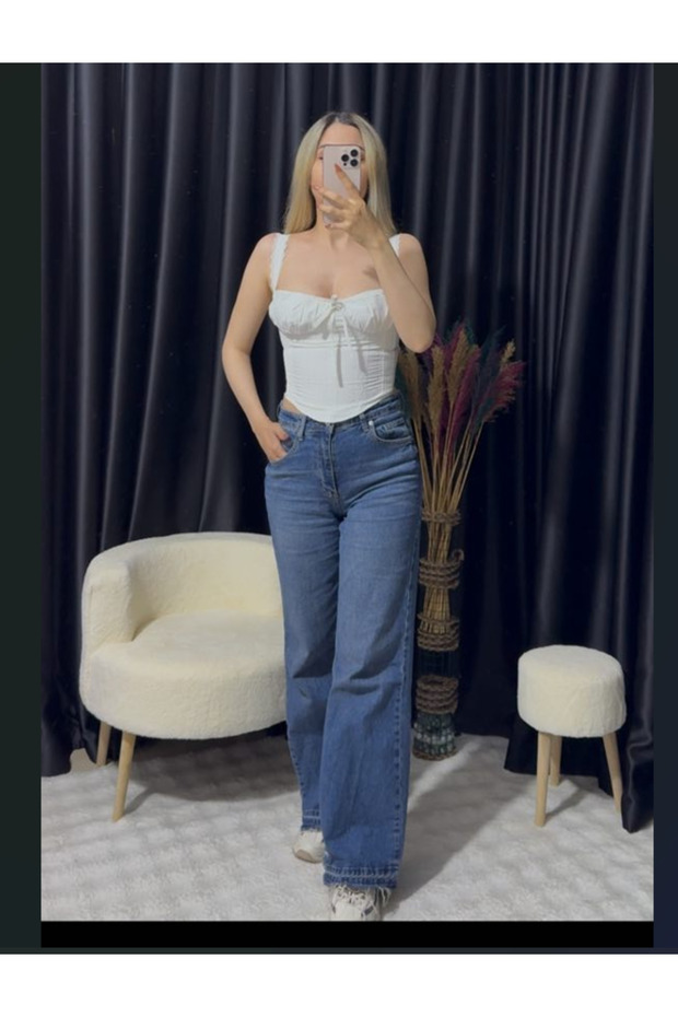 Sırt İp Ayarlamalı Korseli Büstiyer - 1