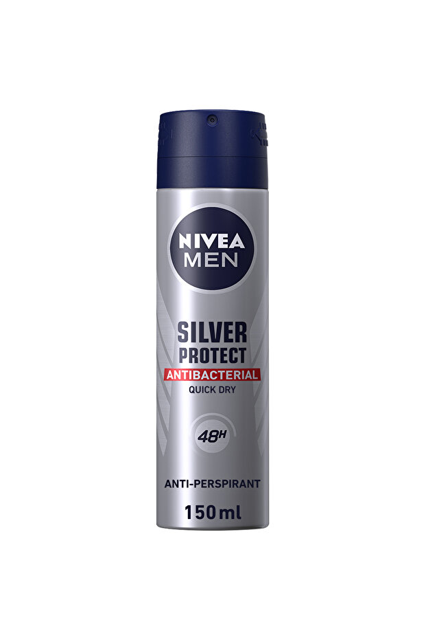 Men Deodorant Body Spray Silver Protection 150ml