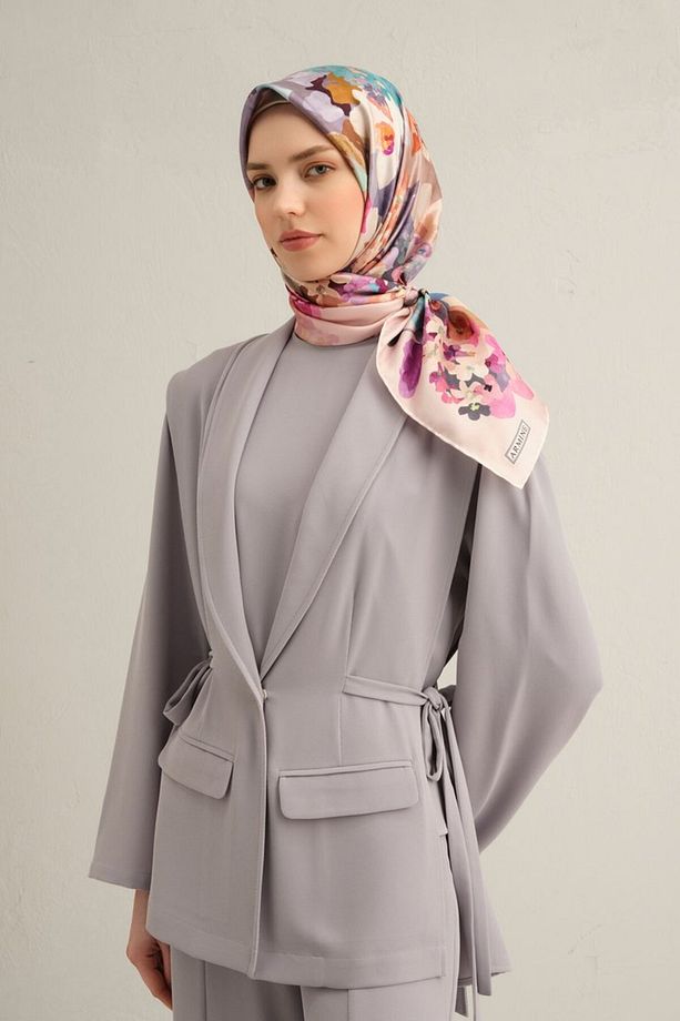 Twill İpek Eşarp 9334D - 1