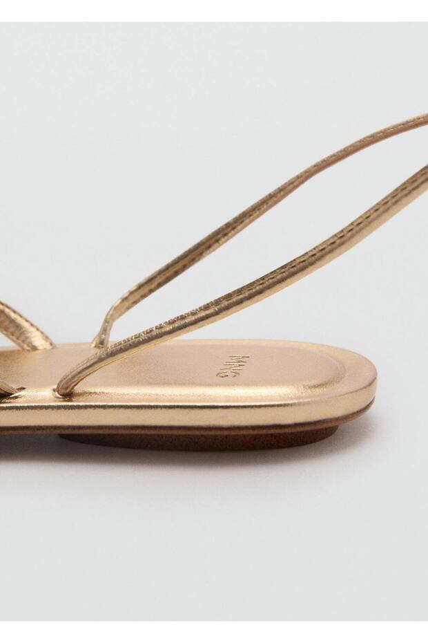 Çizgili sandalet - 5