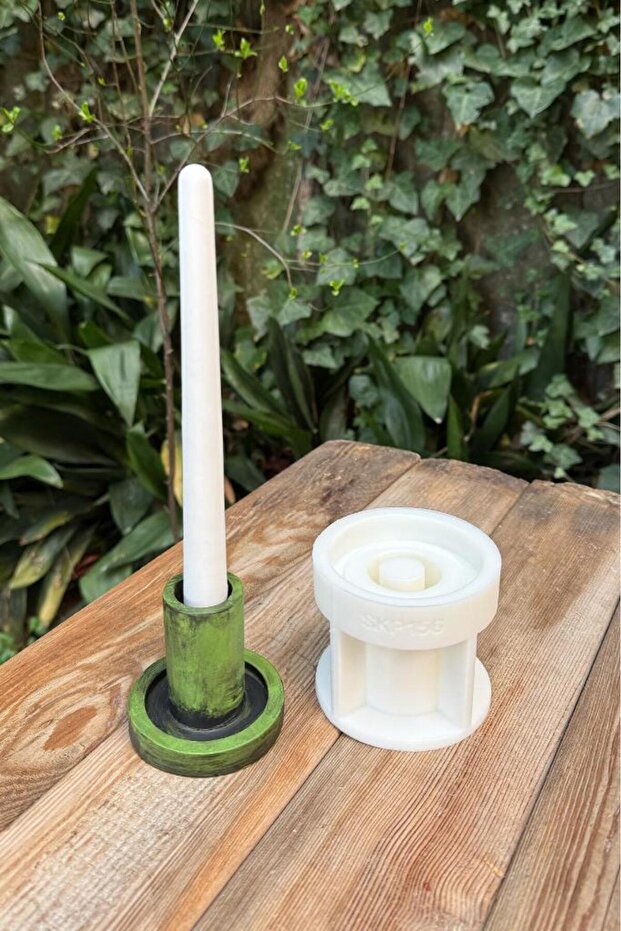 Şamdan Altlık Model 3 Silikon Altlık Kalıbı - 1