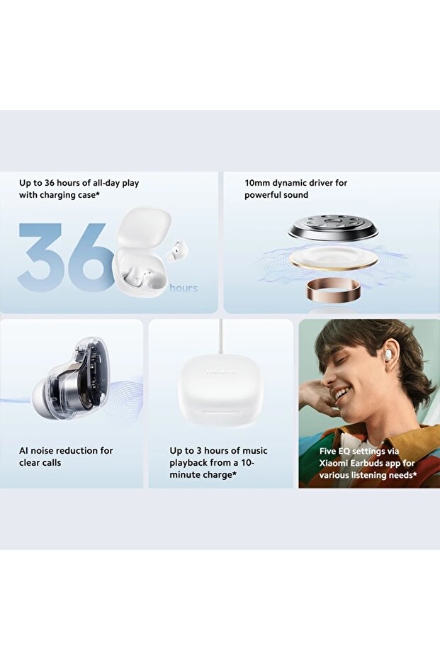 Xiaomi Redmi Buds 6 Play Earphones - 7