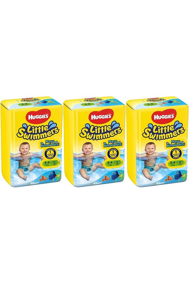 Huggıes Little Swımmers Mayo Bebek Bezi Beden:3-4 (7-15kg) 36 Adet (3pk*12) - 1