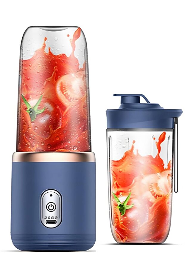 Portable Blender with Fruit Juicer Cup for Personal Use, USB Rechargeable - 5