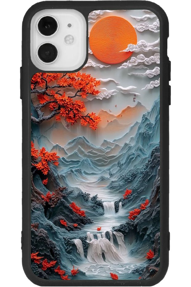 Matte Compatible Black Case for iPhone 12 Mini – Soft Silicone, Protective, Shock Absorbing Cover