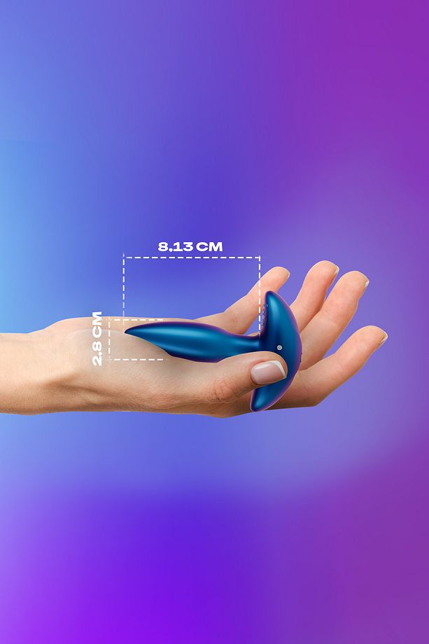 Titreşimli Anal Plug Tıkaç, Silikon, 7 Farklı Titreşim Mod, USB Şarj Edilebilir, Suya Dayanıklı, 8cm - 6