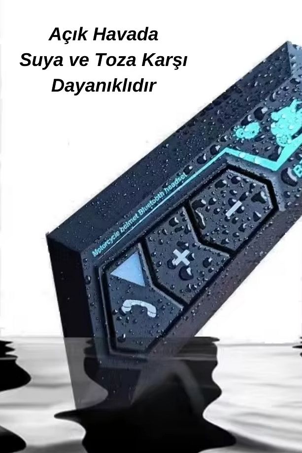 BT22 Bluetooth 5.0 Destekli Kask Kulaklığı İntercom Motosiklet Kulaklık - 5