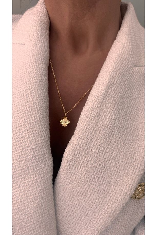 Kuyumcu Model Çelik Tek Cleef Kolye - 1
